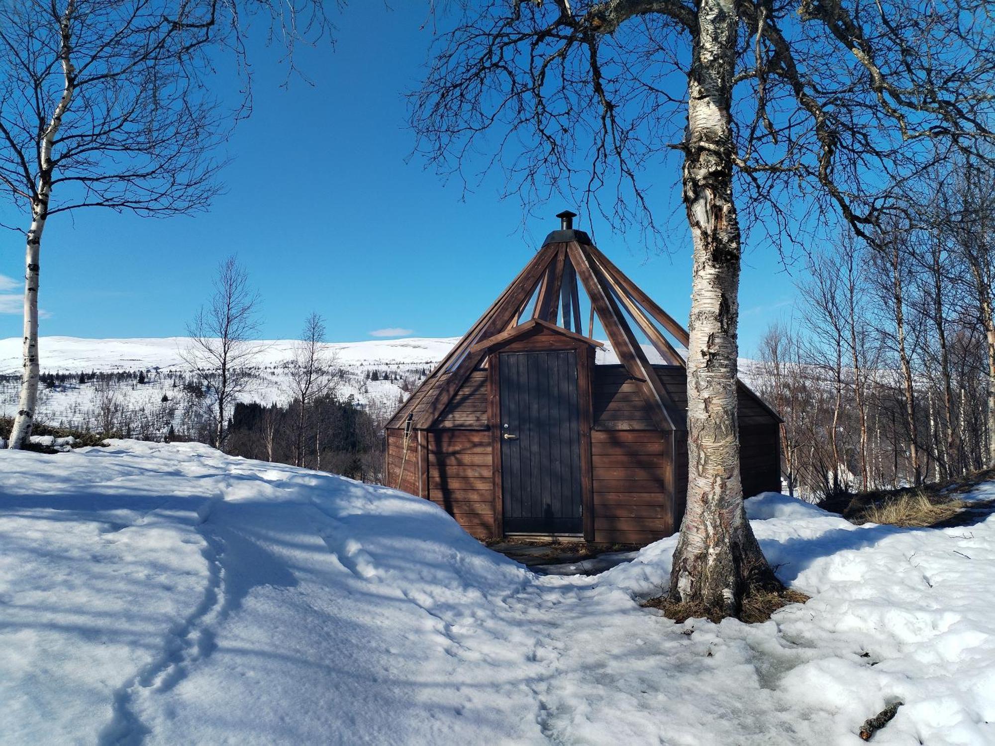 Hessdalen Ufocamp Appartement Vårhus Buitenkant foto